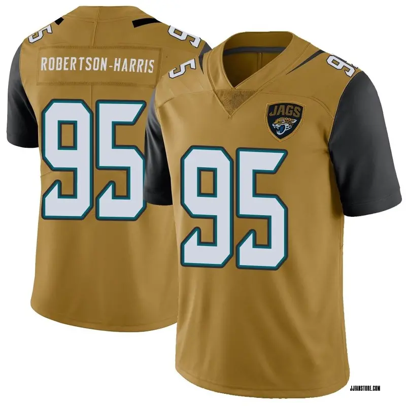 Men's Roy Robertson-Harris Jacksonville Jaguars Color Rush Vapor  Untouchable Jersey - Limited Gold - Jacksonville Store